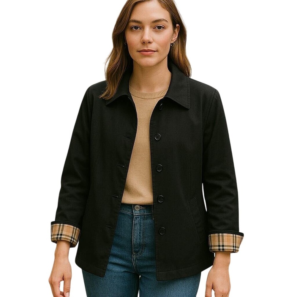 Vintage Mark Fore & Strike Unique Jacket with Classic Nova Check‎ Lining Chic S